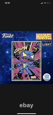 Funko Marvel BLACKLIGHT Glow in the Dark Venom Poster