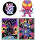 Funko Pop! Marvel Carnage Black Light With Groot Venom Black Light Poster Bundle