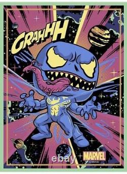Funko Pop! Marvel Venom Black Light Poster Exclusive IN HAND FREE SHIPPING