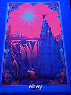 GARDEN of EDEN 1970 VINTAGE BLACKLIGHT NOS POSTER Rare Original 1960s 1970s