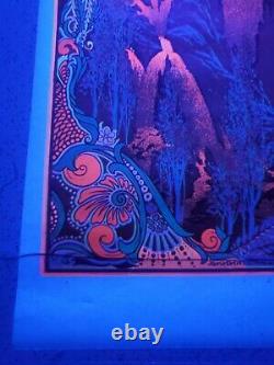 GARDEN of EDEN 1970 VINTAGE BLACKLIGHT NOS POSTER Rare Original 1960s 1970s