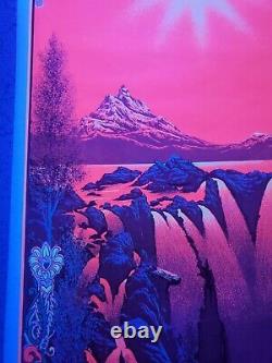 GARDEN of EDEN 1970 VINTAGE BLACKLIGHT NOS POSTER Rare Original 1960s 1970s