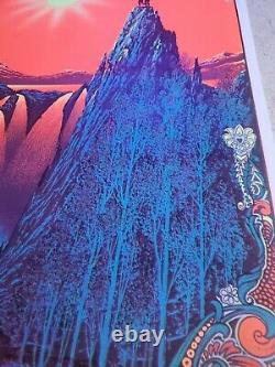 GARDEN of EDEN 1970 VINTAGE BLACKLIGHT NOS POSTER Rare Original 1960s 1970s