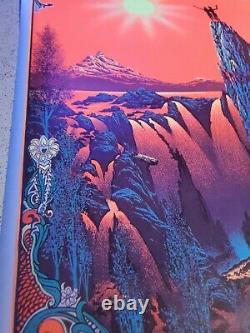 GARDEN of EDEN 1970 VINTAGE BLACKLIGHT NOS POSTER Rare Original 1960s 1970s