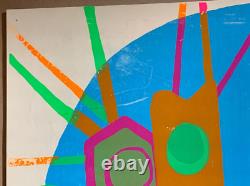 GROWING THINGS VINTAGE 1969 BLACKLIGHT POSTER By JOAN ROUNTREE LIMITED ED #20