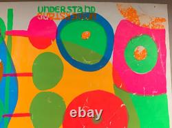 GROWING THINGS VINTAGE 1969 BLACKLIGHT POSTER By JOAN ROUNTREE LIMITED ED #20
