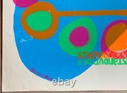 GROWING THINGS VINTAGE 1969 BLACKLIGHT POSTER By JOAN ROUNTREE LIMITED ED #20