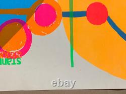GROWING THINGS VINTAGE 1969 BLACKLIGHT POSTER By JOAN ROUNTREE LIMITED ED #20