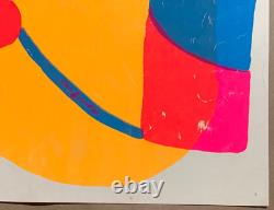 GROWING THINGS VINTAGE 1969 BLACKLIGHT POSTER By JOAN ROUNTREE LIMITED ED #20