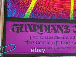 GUARDIANS OF THE SUN VINTAGE 1972 HEADSHOP BLACKLIGHT POSTER By ARTKO STUDIOS