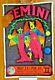 Gemini Zodiac Poster Rare 1982 Vtg Astrology Blacklight Flocked Wall Decoration