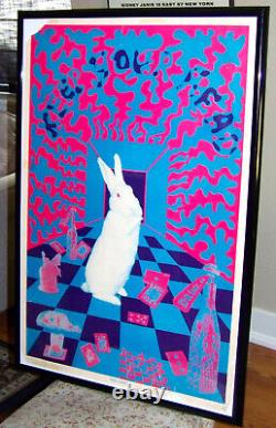 Genuine Vintage Psychedelic Poster White Rabbit, Keep Your Head Joe McHugh