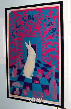 Genuine Vintage Psychedelic Poster White Rabbit, Keep Your Head Joe McHugh