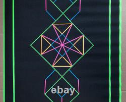 Geometric 1 Original Vintage Blacklight Poster Third Eye Roberta Bell Geometry