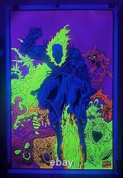 Ghost Rider Black Light Poster 23x35 Funky Enterprises 1996 # 402