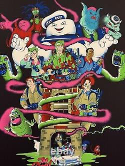 Ghostbusters Comedy Movie Horror Blacklight Art Print Poster Mondo Mainger