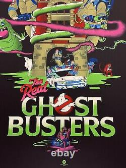 Ghostbusters Comedy Movie Horror Blacklight Art Print Poster Mondo Mainger