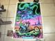 Ghostrider Blacklight Poster 1971 Velvet Vintage Harley Chopper Flocked