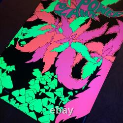 Golden Dawn Power Plant Original Vintage 1968 Blacklight Poster SUPER COOL