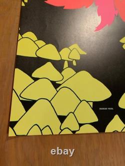 Golden Dawn Power Plant Original Vintage 1968 Blacklight Poster SUPER COOL