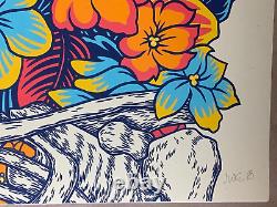 Grateful Dead & Company 2018 Summer Tour Skull & Flowers Poster Signed/numbered