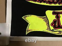 Grateful Dead Skeleton Sheriff Rare Blacklight Poster. Free Shipping