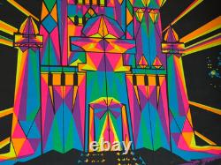 HOUSE OF STONE 1969 VINTAGE BLACKLIGHT THIRD EYE POSTER #920 By Michael Rhodes