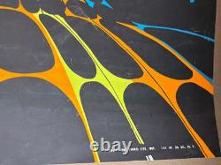 HOUSE OF STONE 1969 VINTAGE BLACKLIGHT THIRD EYE POSTER #920 By Michael Rhodes