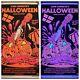 Halloween Michael Myers Blacklight Print Horror Movie Poster Mondo Joe Simko