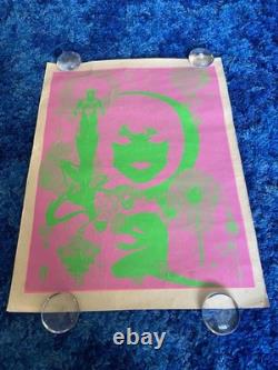 Hambly Studios #11 Psychedelic Black Light Poster c. 1960s Santa Clara Print