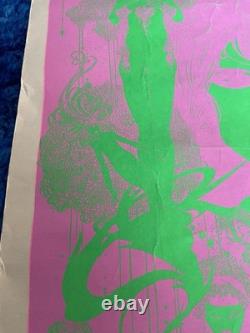 Hambly Studios #11 Psychedelic Black Light Poster c. 1960s Santa Clara Print