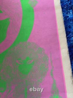 Hambly Studios #11 Psychedelic Black Light Poster c. 1960s Santa Clara Print