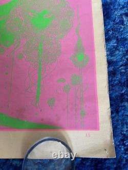 Hambly Studios #11 Psychedelic Black Light Poster c. 1960s Santa Clara Print