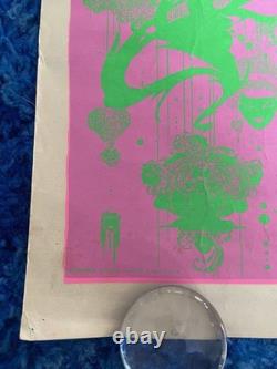 Hambly Studios #11 Psychedelic Black Light Poster c. 1960s Santa Clara Print