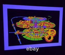 Hand of Shiva LORD OF LIGHT Blacklight Print Jack Kirby / Barry Geller SIGNED