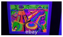 Hand of Shiva LORD OF LIGHT Blacklight Print Jack Kirby / Barry Geller SIGNED