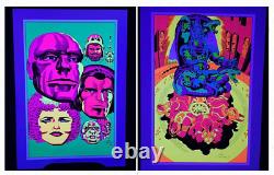 Hand of Shiva LORD OF LIGHT Blacklight Print Jack Kirby / Barry Geller SIGNED