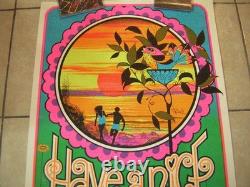 Have A Nice Day Poster Blacklight 1970 Vintage Star City Psychedelic