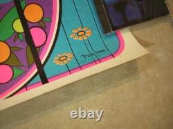 Have A Nice Day Poster Blacklight 1970 Vintage Star City Psychedelic