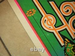 Have A Nice Day Poster Blacklight 1970 Vintage Star City Psychedelic