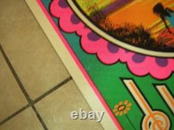 Have A Nice Day Poster Blacklight 1970 Vintage Star City Psychedelic