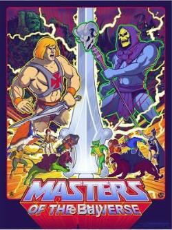 He-Man Masters of the Universe Timothy Anderson Poster Blacklight 18x24 Mondo