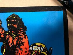 Hopper Finger Original Vintage Poster Dennis Hopper Easy Rider BlackLight 1970