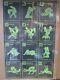 Horoscope Zodiac Tarot Vintage Poster 1970's Black Light Positions 20279