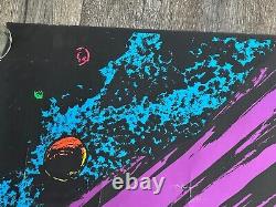 Hot Girl Sexy Babe Blacklight Vintage Poster Cosmic Universe Hot Blonde 1972