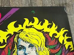 Hot Girl Sexy Babe Blacklight Vintage Poster Cosmic Universe Hot Blonde 1972