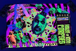 House Of 1000 Corpses Screen Print Poster Matt Ryan Tobin Black light Inks XX/75