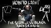 How To Light An Interview With Seamless Black Background Filmmaking Tutorial