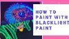 How To Make Black Light Art