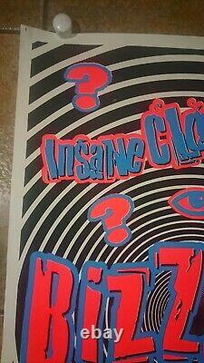 ICP Insane Clown Posse Bizzar Bizaar Blacklight Poster 2001 Juggalo icp psy